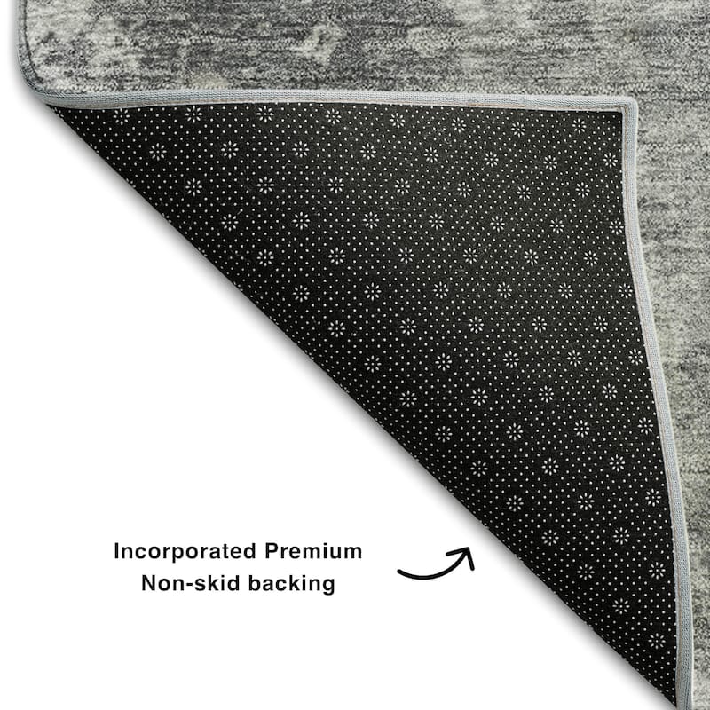 Premium Washable Super Soft Abstract Contemporary Mayfield Rug