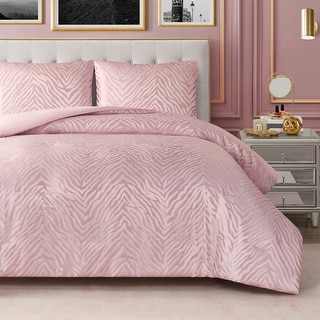Juicy Couture Sparkle Zebra Jacquard Comforter Sets