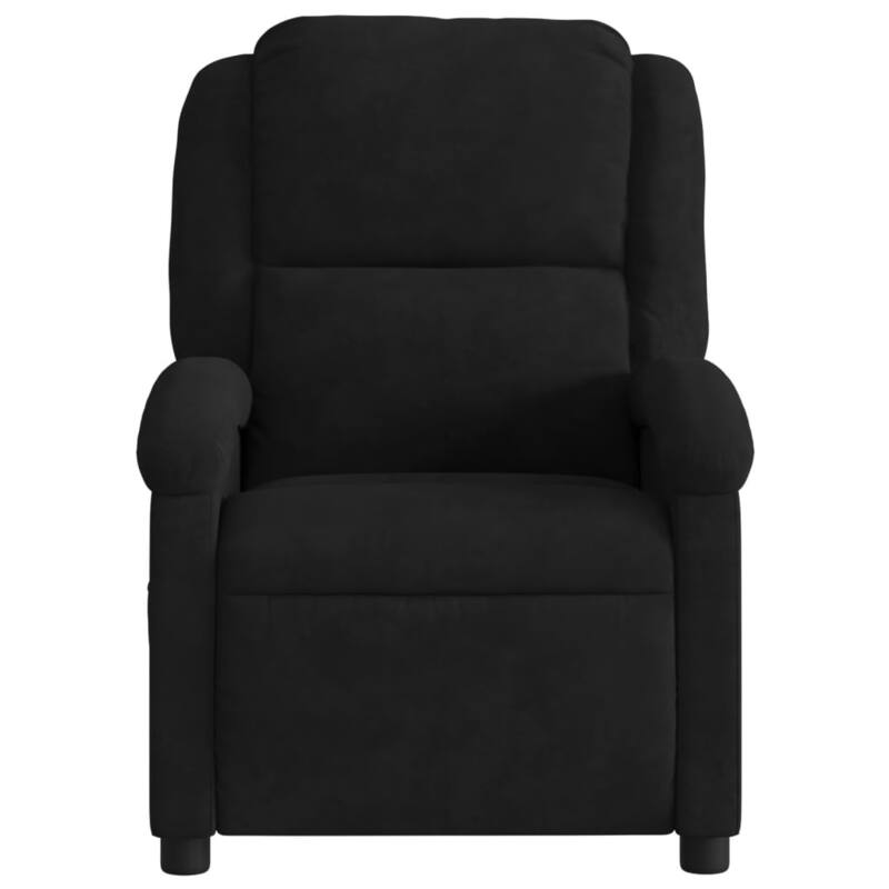 vidaXL Massage Recliner Chair Wingback Reclining Armchair for Elderly Velvet