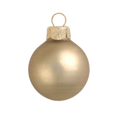 6ct Gold Shiny Finish Christmas Ball Ornaments 4" (100mm)