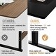 preview thumbnail 15 of 46, Futzca Height Adjustable Electric Standing Desk Sit Stand Computer Stand up Desk with Splice Board(White)