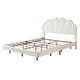 preview thumbnail 29 of 68, Metal House Bed Frame with Trundle Bed & 3 Shelves for Kids Gilrs Boys, No Box Spring Needed