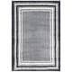 preview thumbnail 80 of 96, SAFAVIEH Border & Stripe Shag Eirny Modern 1.4-inch Thick Rug