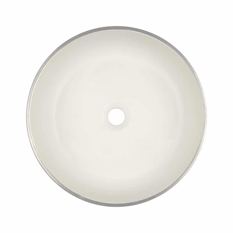 Bliss Fireclay Vessel Bathroom Sink - 16" x 16" x 4.5"