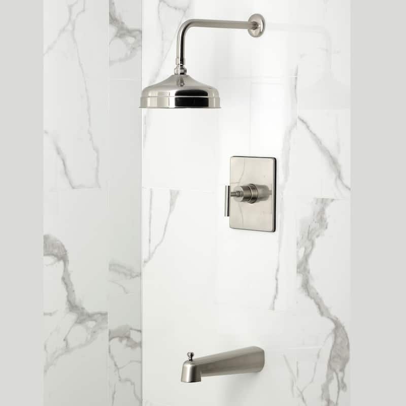 Kingston Brass Manhattan Single-Handle Pressure Balanced Tub and Shower Faucet
