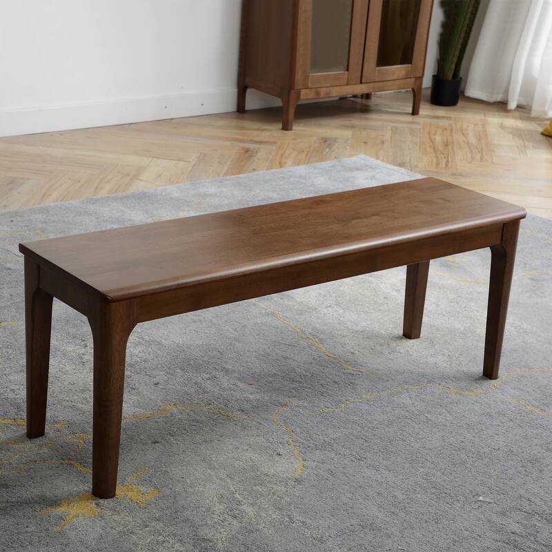 Solid Wood Dining Bench Entryway Bench Farmhouse Kitchen Table Bench