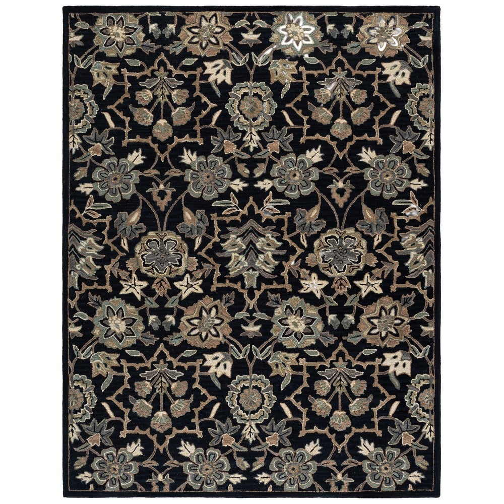 SAFAVIEH Handmade Metro Adosinda French Country Floral Wool Rug