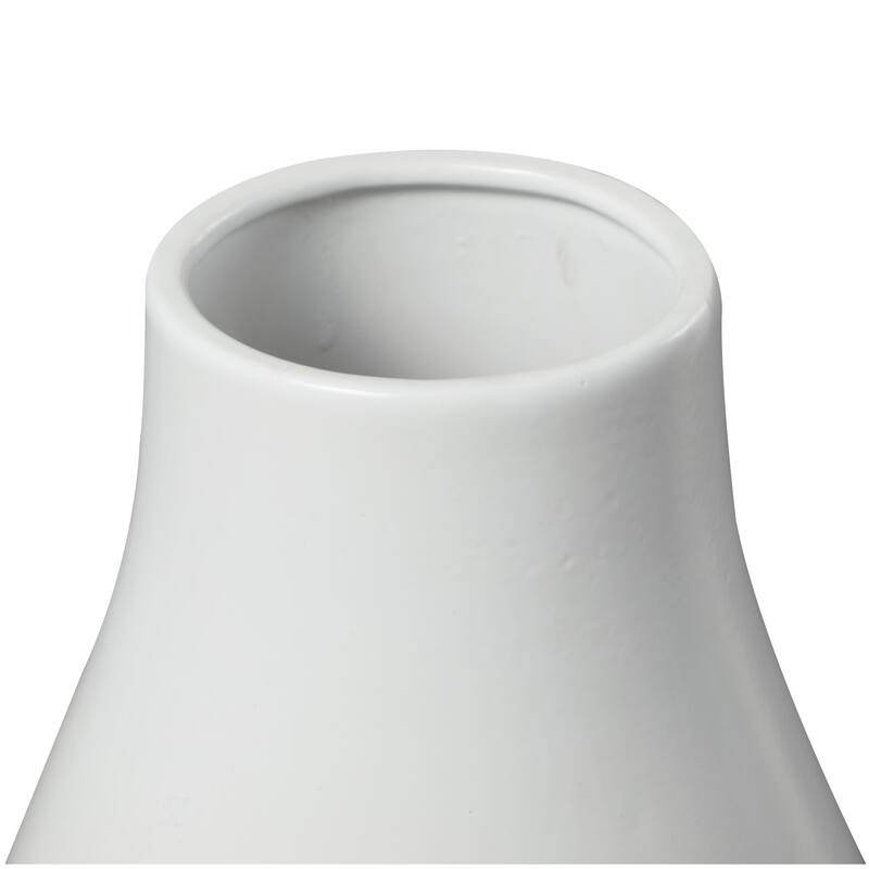 Ceramic Decorative Vase - White or Black - Roche River Decor