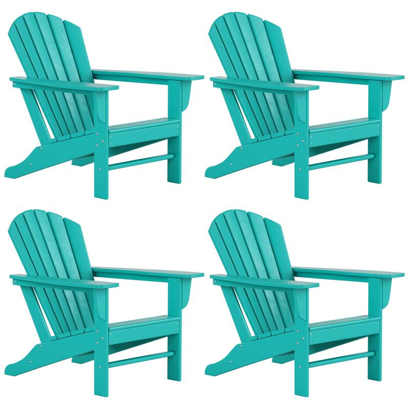 Altura Outdoor Eco-Friendly All Weather Poly Adirondack Chair (Set of 4)