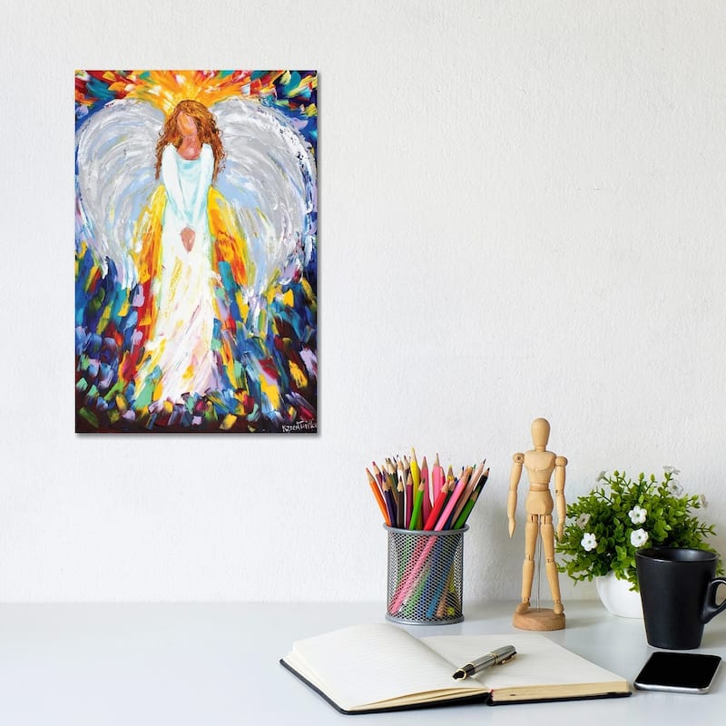 iCanvas "Angel Of Hope" by Karen Tarlton Canvas Print - 12x8x0.75