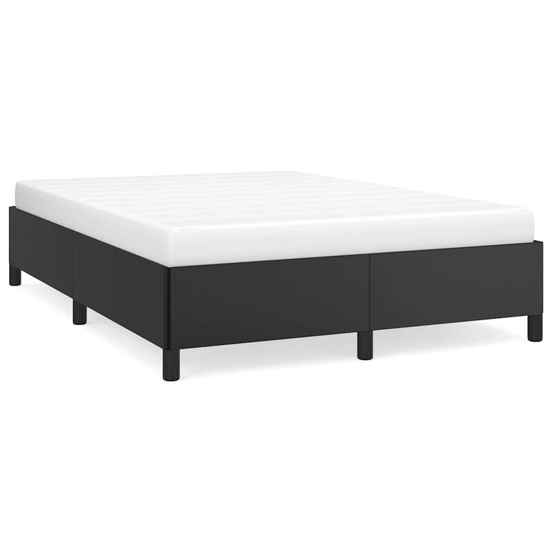 vidaXL Bed Frame, Faux Leather, No Mattress