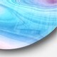 preview thumbnail 2 of 7, Designart 'Abstract Marbled Background' Oversized Modern Wall CLock
