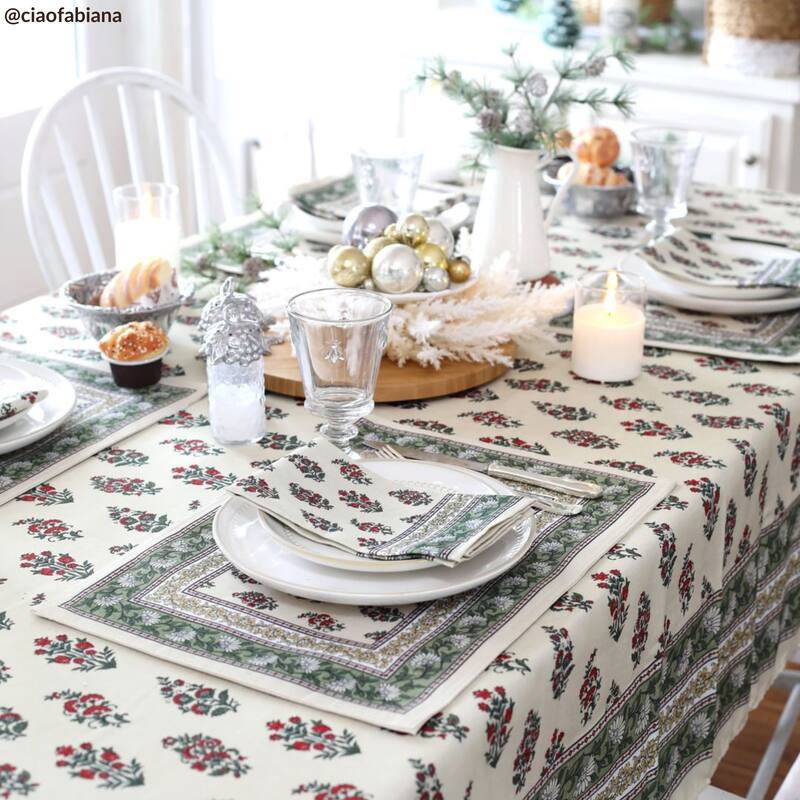 Nomad Harvest Block Print Placemats, Set of 4