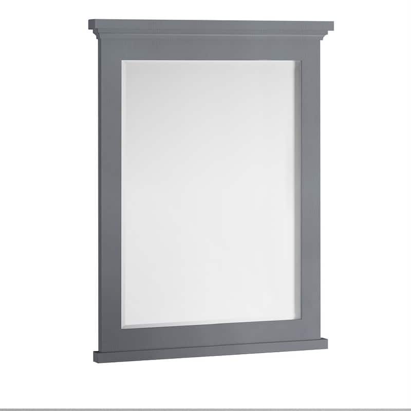 Fresca Cambria 34-13/16" x 30" Framed Bathroom Mirror - Gray (Textured)