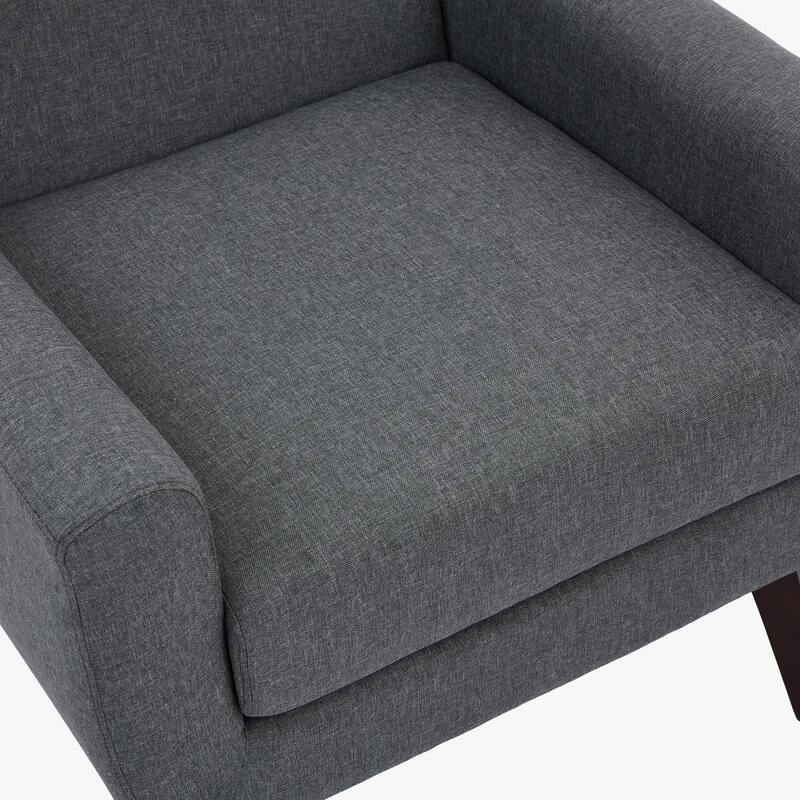Upholstered Armchair with Wide Back Accent Chair