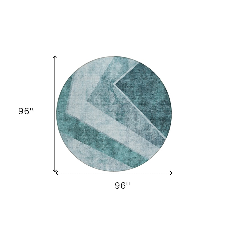 HomeRoots Geometric Transitional Rectangle Outdoor Rug