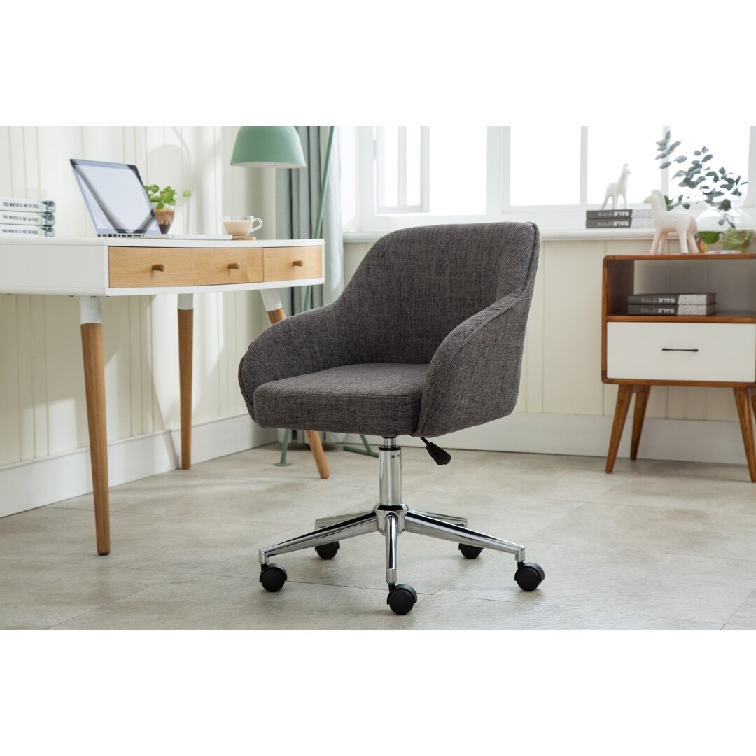 Porthos Home Upholstered Office Chair With Switch Footers Casters Both On Sale Overstock 20629510