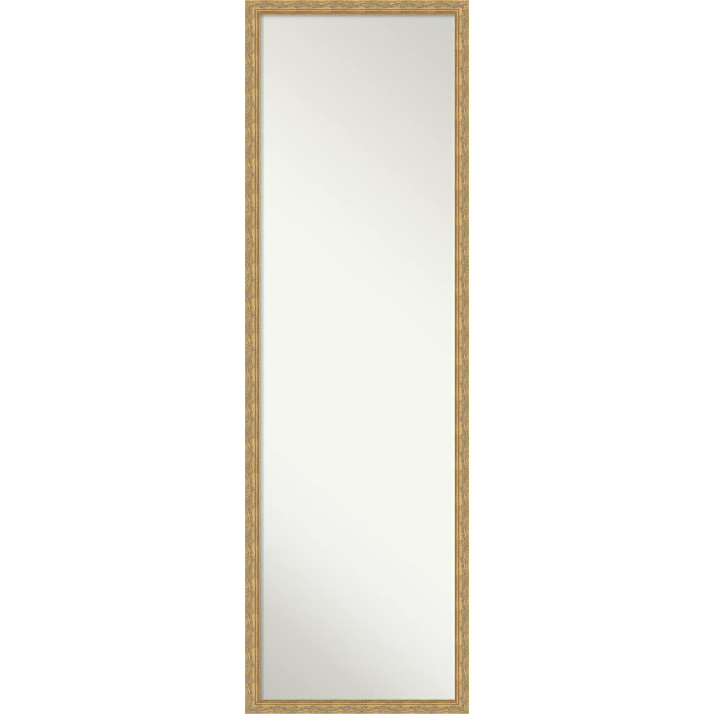 Mila Non-Beveled Wood Framed Full-Length On the Door Mirror