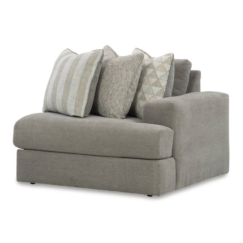 Signature Design by Ashley Avaliyah Gray 3-Piece Sectional Sofa - 128" W x 44" D x 37" H