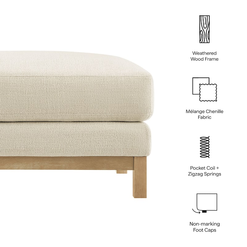Roscoe Upholstered Ottoman