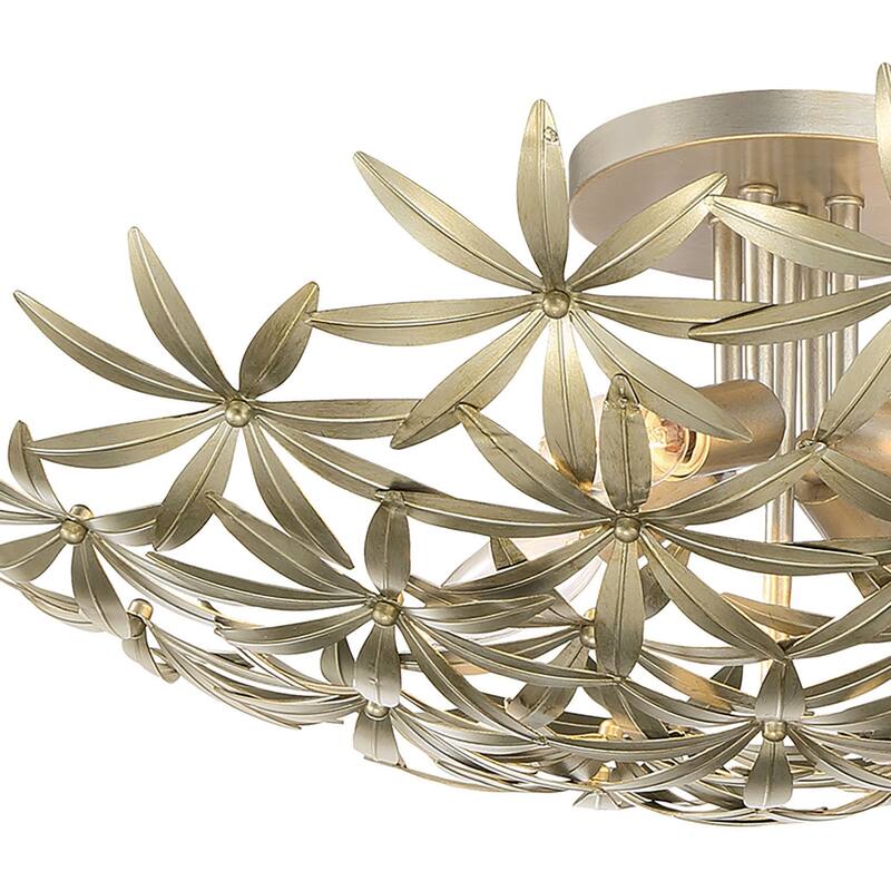 Minka Lavery 2144 Flower Child 4 Light 22" Wide Flush Mount Ceiling