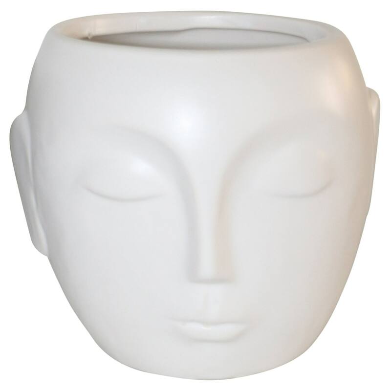 Girl Face Soy Wax Candle - 5" - Black and White - Set of 2