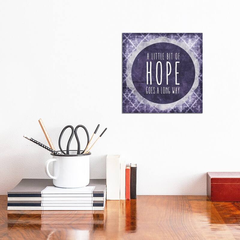 iCanvas "Hope II" by Erin Clark Canvas Print - 12x12x0.75