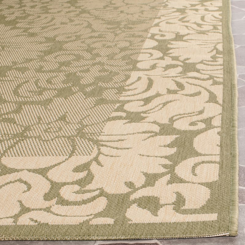 SAFAVIEH, Courtyard Foelke Indoor/ Outdoor Patio Backyard Rug