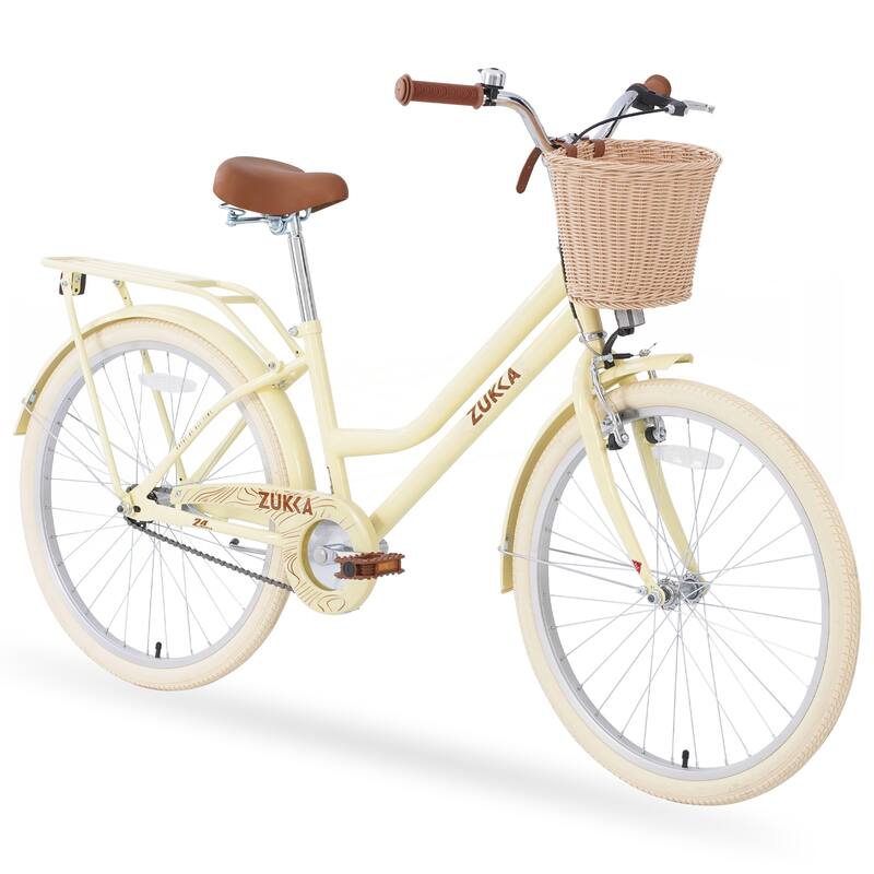 Steel Frame 24 inch wheel Bike - Yellow