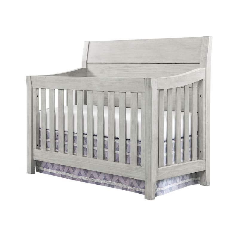 Timber Ridge 57" Wide Wood Convertible Crib, Weathered Washed Sierra