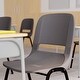preview thumbnail 5 of 21, Ergonomic Shell Stack Chair with 16'' Seat Height