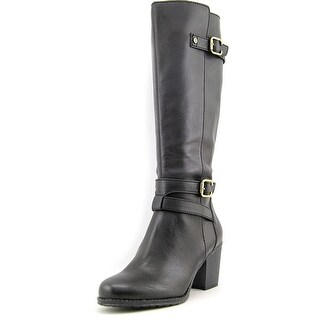Naturalizer Women's 'Dinka' Black Wide Calf Boots - Free Shipping Today ...
