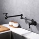preview thumbnail 15 of 14, Vanityfair Pot Filler Wall Mount Kitchen Faucet Folding Stretchable Pot Filler Faucet