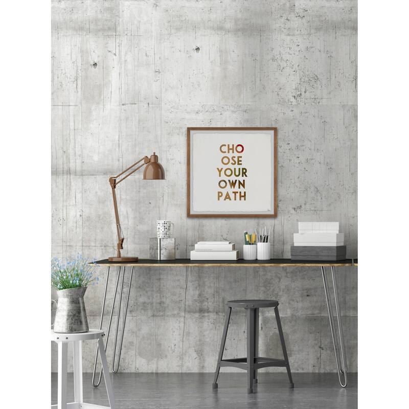 Own Path II Framed Wall Art, Elegant Home Touch - Sophisticated Artwork for Refined Décor