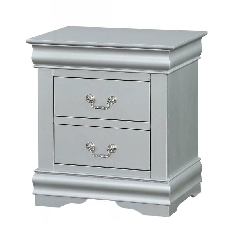 Charming Wooden Nightstand with Stylish Drawers for Bedroom Enhancement