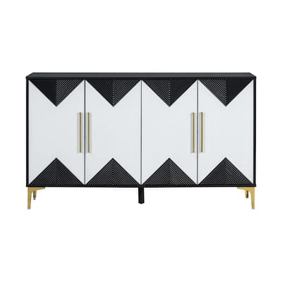 Unique Four Door Cabinet