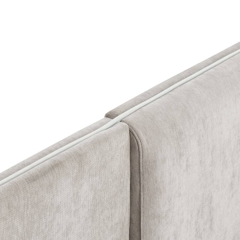 Danson Upholstered King Bed with Side Tables