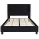 preview thumbnail 91 of 93, Tufted Upholstered Nailhead Trim Platform Bed