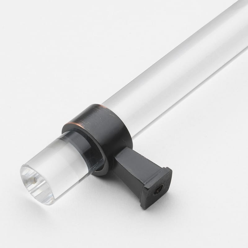 GlideRite 25-Pack 3-3/4-inch Center Acrylic Cabinet Pull