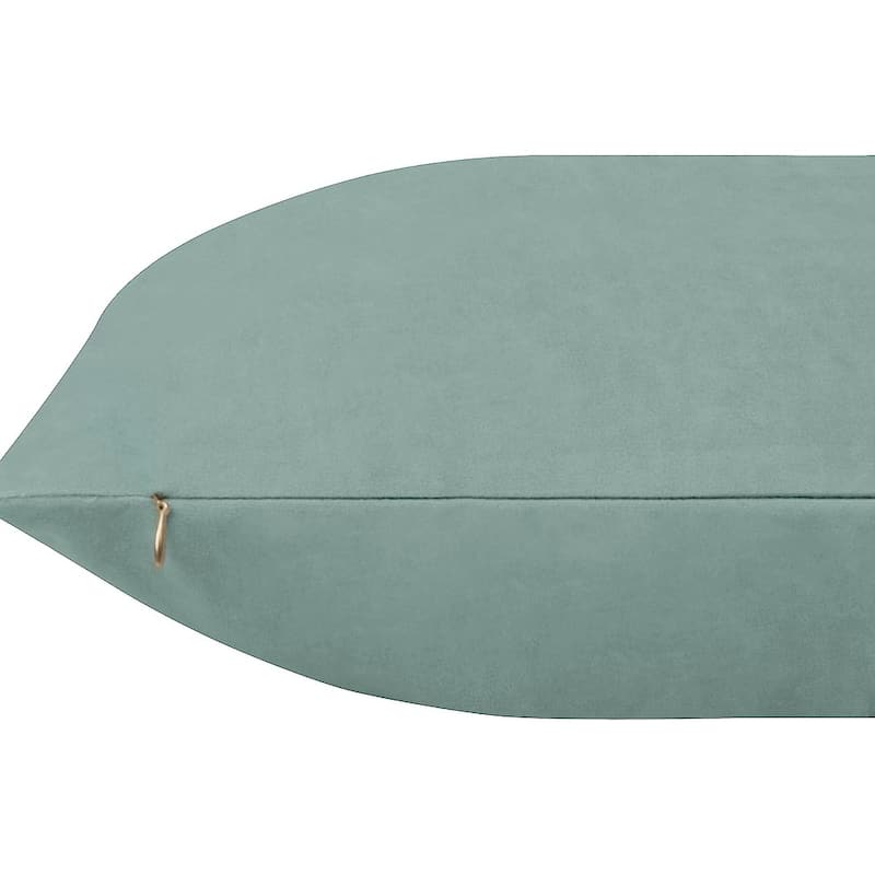 Delara Pack of 1 Velvet Decorative Throw Pillow Cover 20x20 Inches, Cushion Cover, Soft and Breathable Fabric, Hidden Zipper