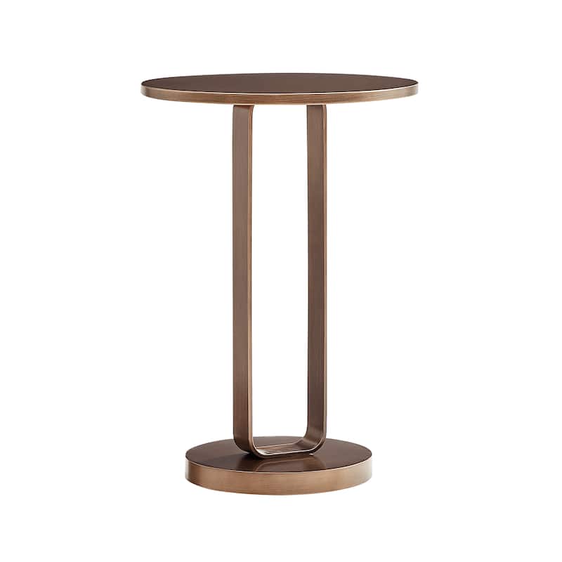 Tryon Antique Bronze Accent Table