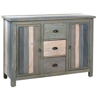StyleCraft Sanibel Breakfront with Three Drawers and Two Doors
