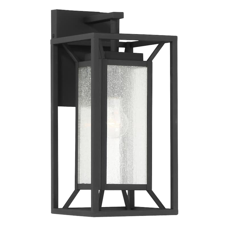 The Great Outdoors Harbor View 17" Tall Outdoor Wall Sconce with Seedy - Sand Coal