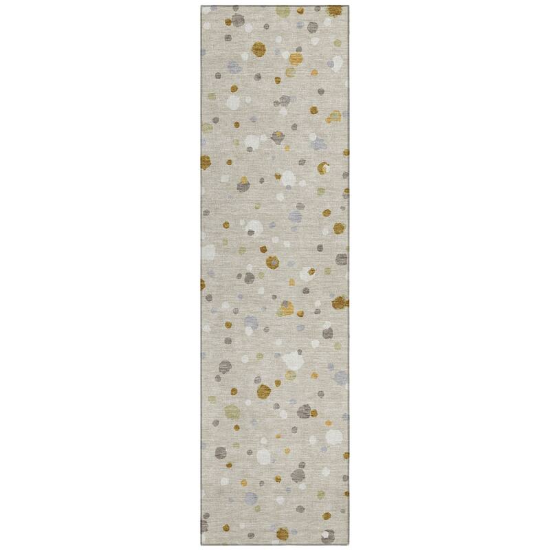 Machine Washable Indoor/ Outdoor Contemporary Sheinelle Chantille Rug