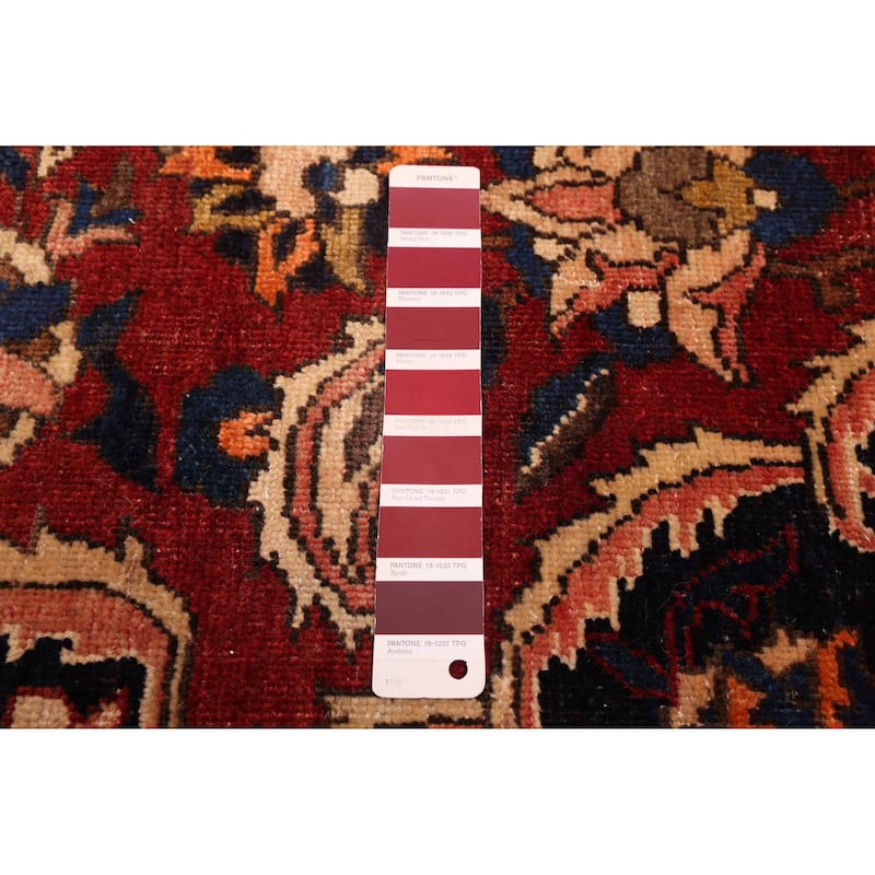 ECARPETGALLERY Hand-knotted Kayseri Vintage Red Wool Rug - 6'11 x 10'0