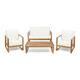 Option Teak Finish+Beige