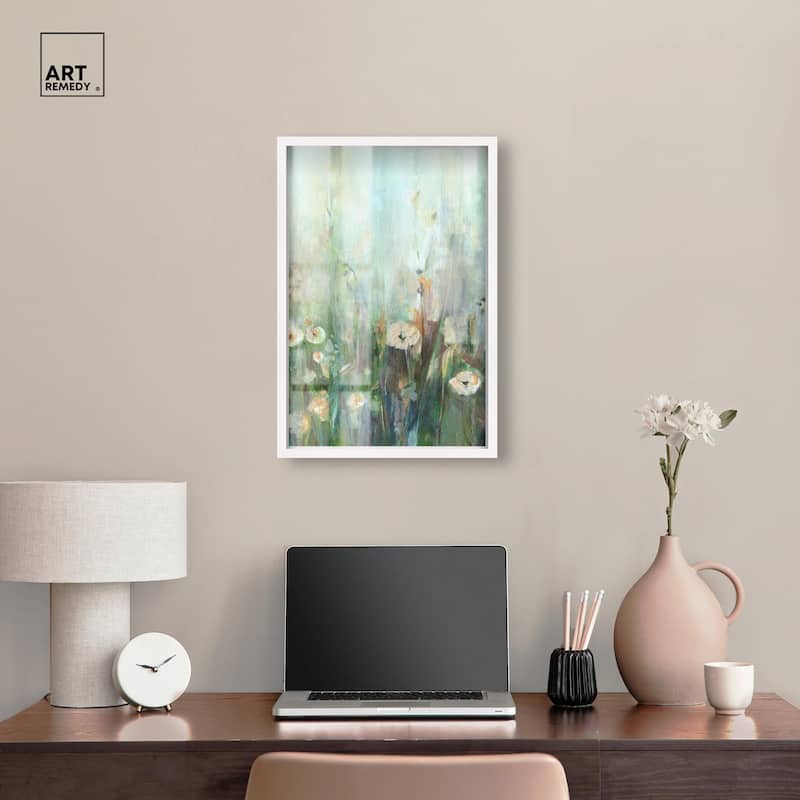 Harmony Green II Shadowbox by Art Remedy