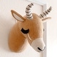 preview thumbnail 11 of 18, Crane Baby Plush Head Wall Decor