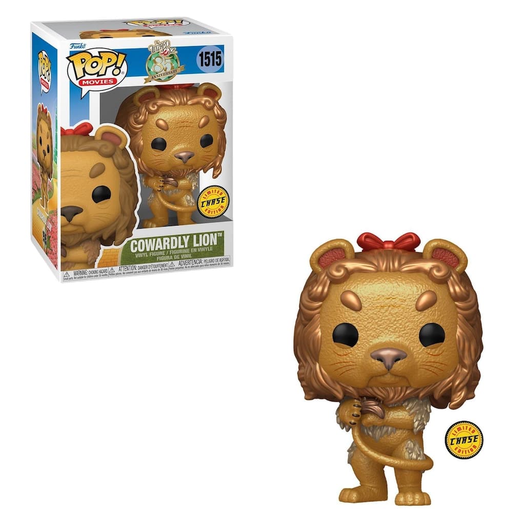 Funko Pop! The Wizard of Oz 85th Anniversary - Cowardly Lion #1515 - Chase Variant