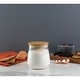 preview thumbnail 9 of 7, JoyFul Large Glass Kitchen Storage Jar with Bamboo Lid - 31 oz - 31 oz